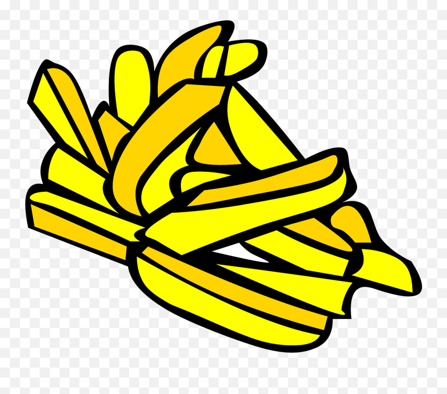 Fries Potato Yellow French Chips French Fries Clip Art Emoji,Potato