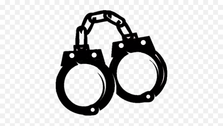 Handcuffs Black Kinky Dirty Sticker Solid Emoji,Kinky Emoji free transparent emoji