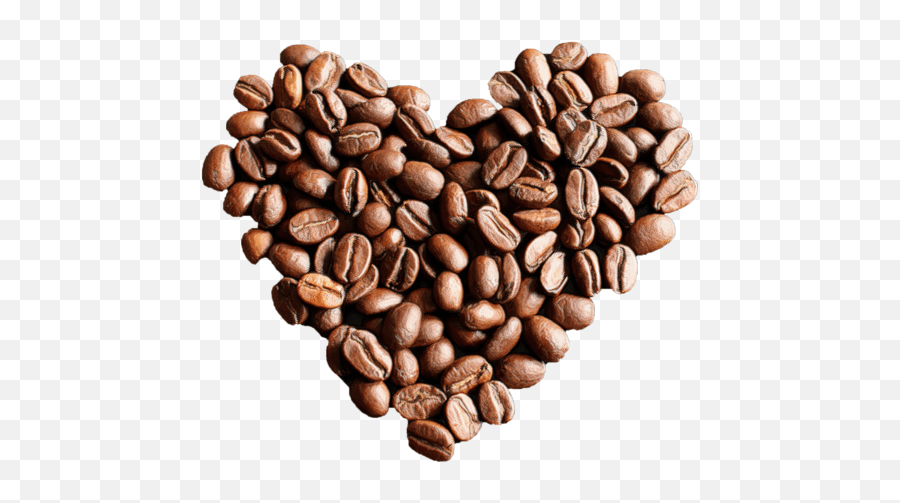 Coffe Heart Png Clipart Coffee Beans Heart Png Emoji,Coffee Bean