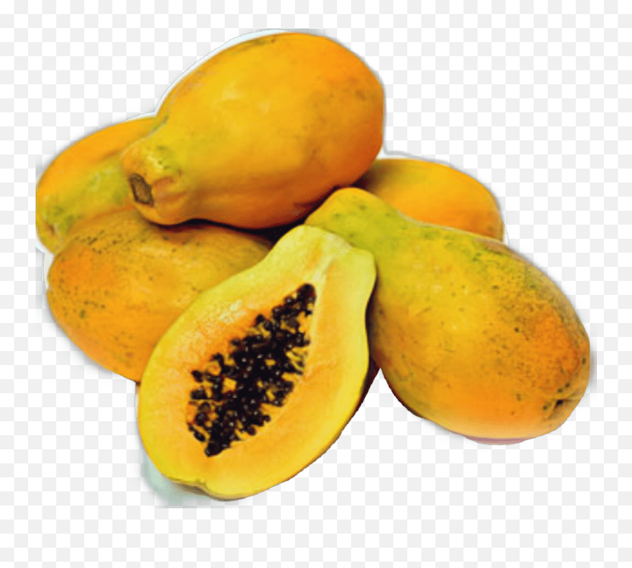 Papaya Yellow Papayas Emoji,Papaya Emoji free transparent emoji
