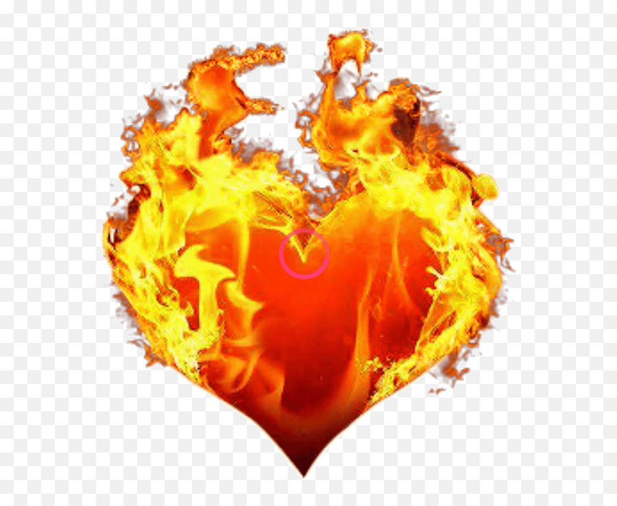 Flaming Heart Fiery Clipart Fire Heart Png Emoji Flaming Emoji Free