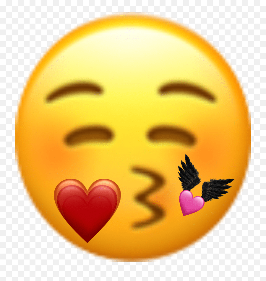 Love Heart Kiss Smoch Wing Blush Emoji Pixle22 Clipart Portable