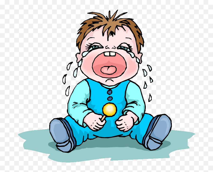 Baby Crying Clipart Gif Baby With Lollipop Crying Emoji,Cry Baby