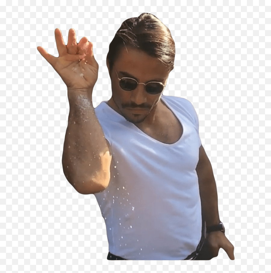 Salt Bae Transparent Png Funny Meme Stickers For Whatsapp Emoji,Salt