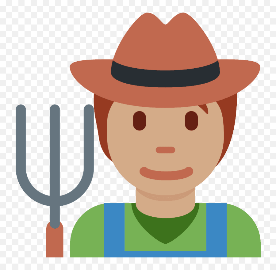 Farmer Emoji Clipart Campesinos Svg,Farmer Emoji free transparent