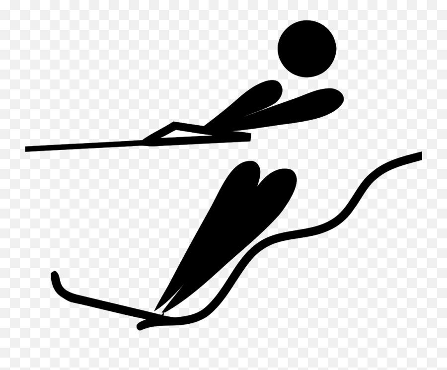 Water Skiing Pictogram Water Skiing Logo Emoji,Jet Ski Emoji free transparent emoji
