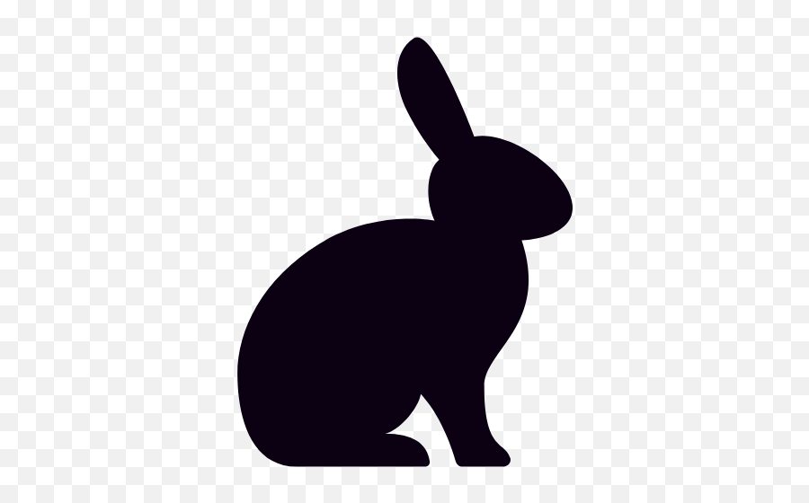 Vector Rabbit Black And White Black Rabbit Laleston Emoji,White