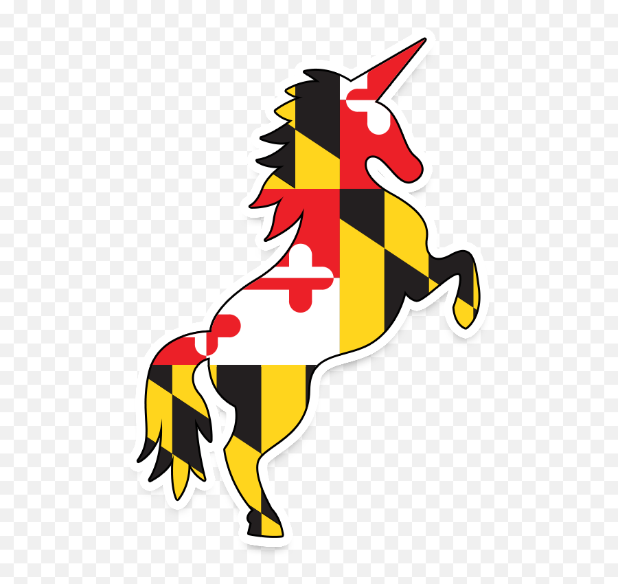 Maryland Flag Stickers Maryland State Flag Emoji,Maryland State Flag