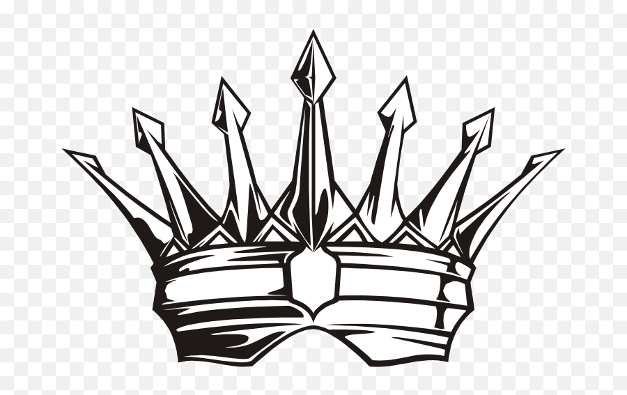 King Crown Black And White Clipart Free Papillion Lavista Monarch