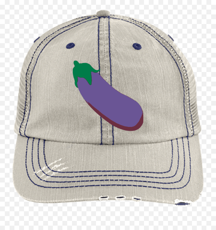Eggplant Emoji 6990 Distressed Baseball Cap,Eggplant Emoji Hat free transparent emoji