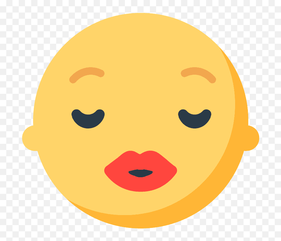 Kissing Face With Closed Eyes Emoji Kiss Emoji Mozilla,Closed Eyes