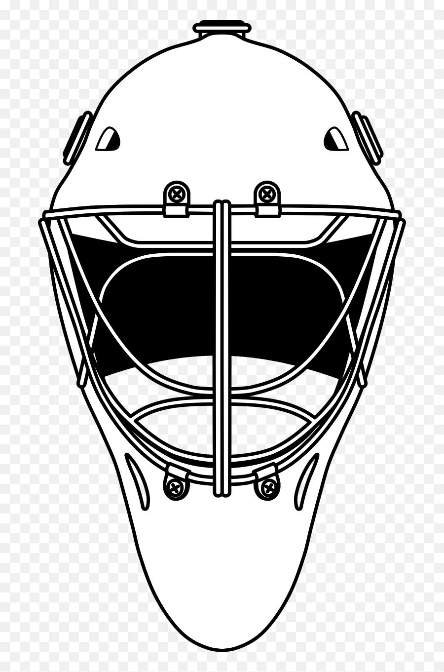Hockey Goalie Helm Goalkeeper Ice Goalie Mask Cartoon Emoji,Hockey