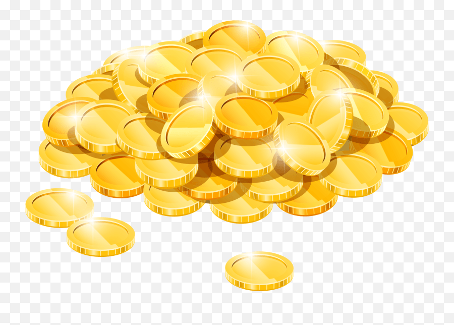 Gold Coins Emoji,Coins Emoji free transparent emoji