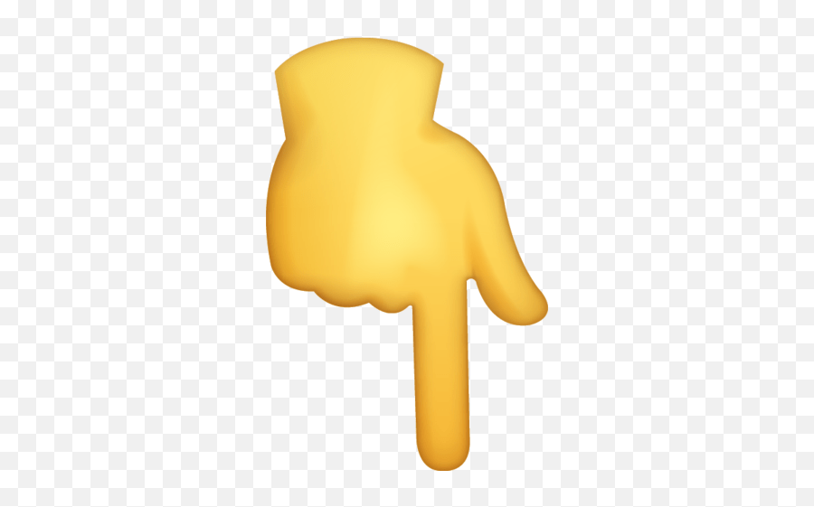 Down Index Emoji Iphone Finger Down Emoji Png,Ok Emoji free