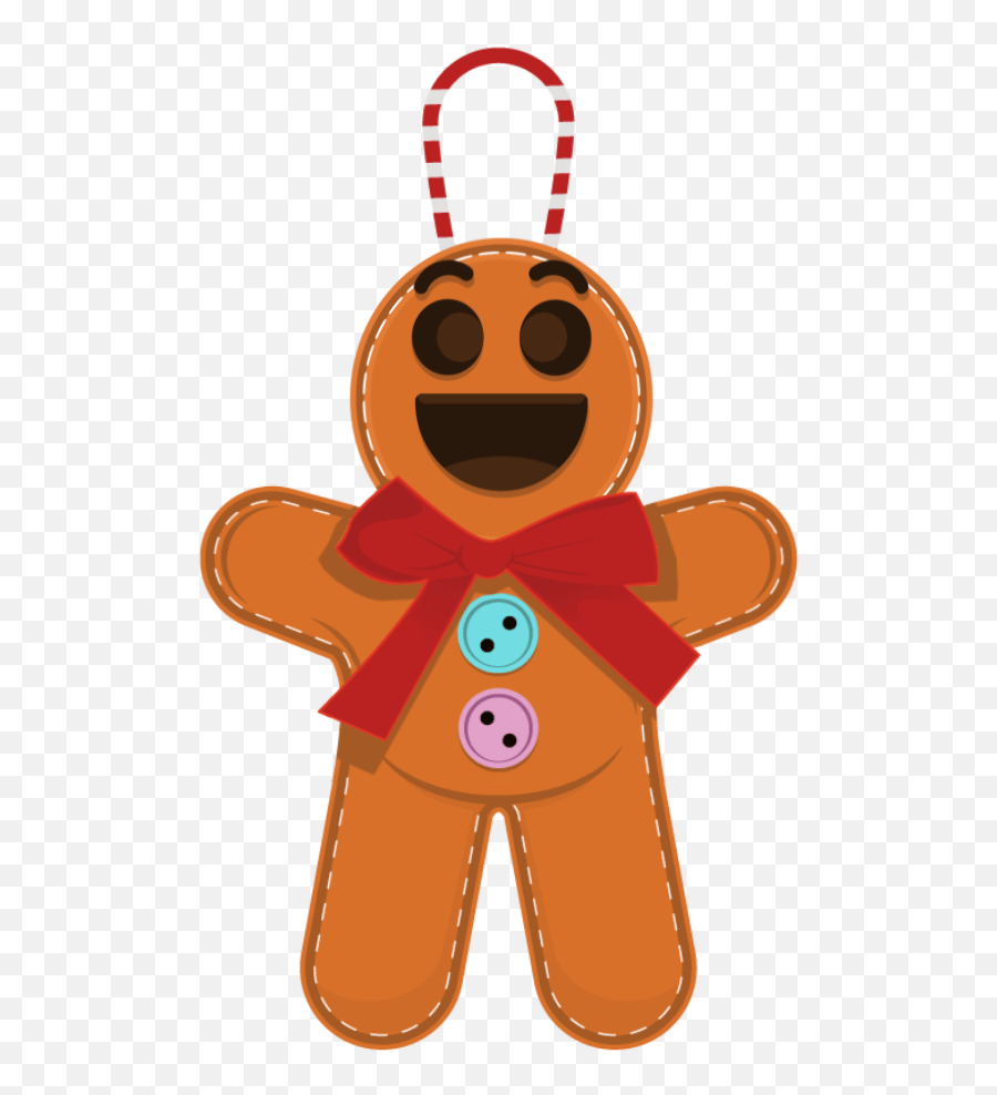 Wink Gingerbread Emoji Happy,Santa Emoji free transparent emoji