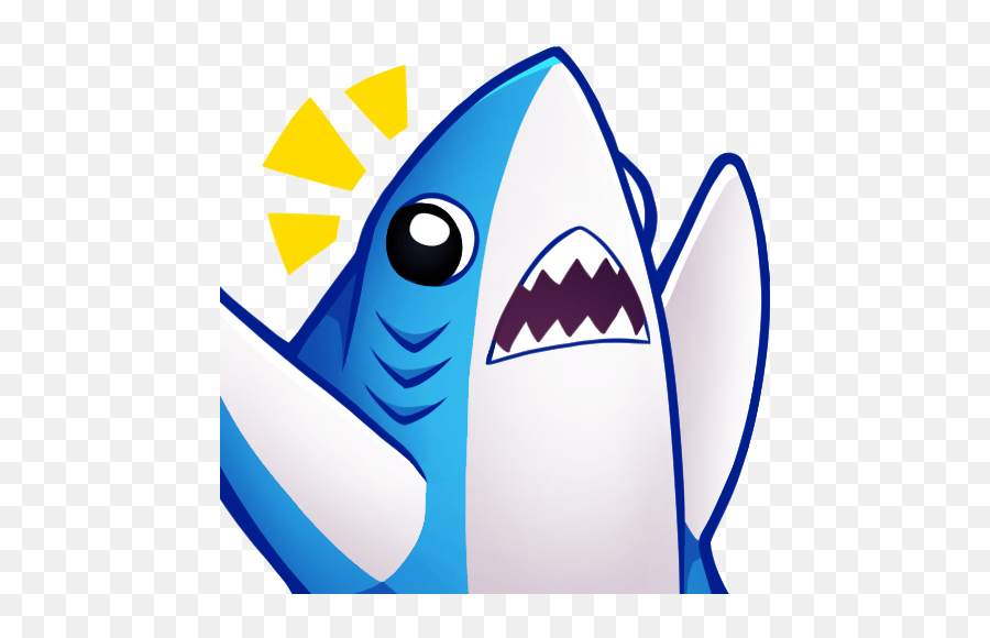 Transparent Emotes Cartoon Shark Shark Emotes Emoji,Shark Emoji Android free transparent