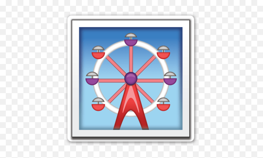 Ferris Wheel London Eye Emoji,Wheel Emoji free transparent emoji
