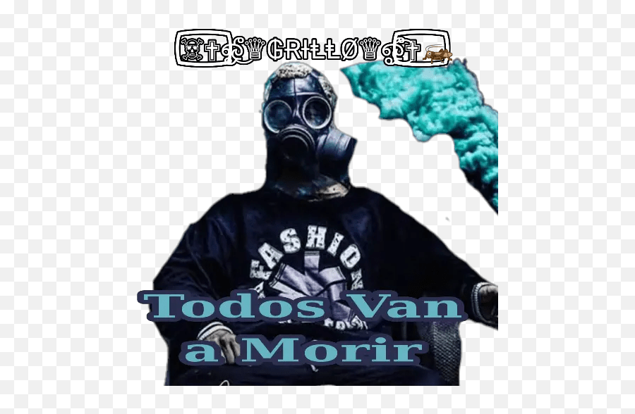 La Purga Stickers For Whatsapp Gas Mask Aestgetic Emoji,Gas Mask Emoji free transparent