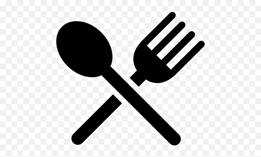 Fork And Knife Eating Utensils Icons Spoon And Fork Logo Png Emoji