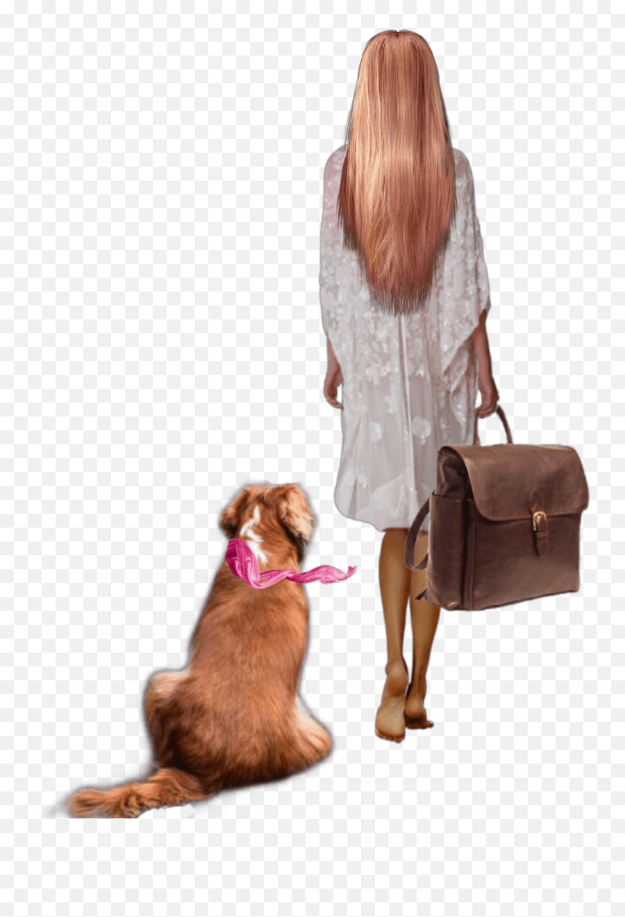 Woman Walking Walkingaway Dog Girl Png Walking Away Emoji,Dog Walking