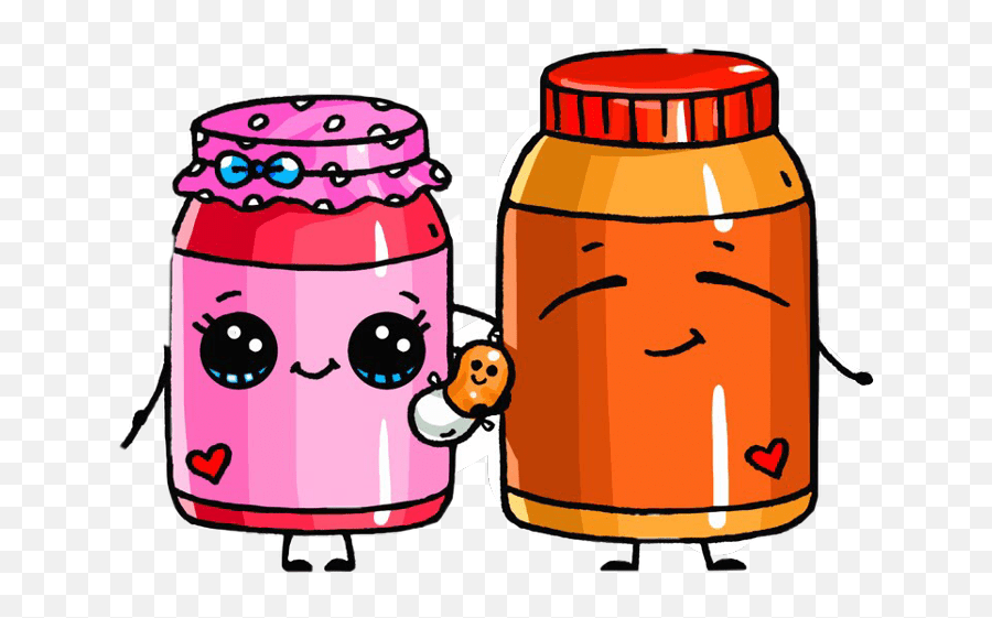 Kawaii Peanut Butter And Jelly Clipart Peanut Butter And Jelly
