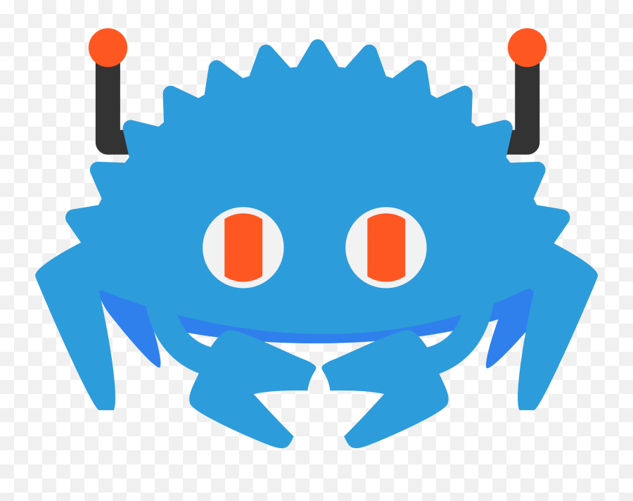 A New Logo For Content Ferris The Crab Logo Png Emoji,Rust Emoji free transparent emoji