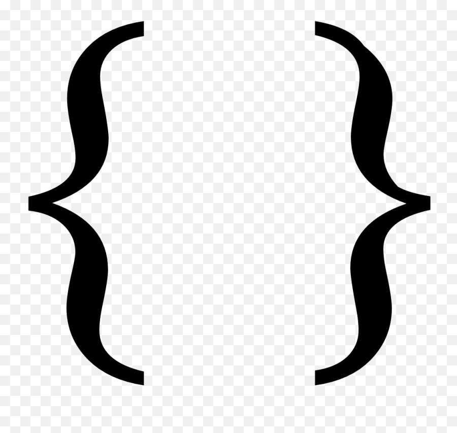 Curly Brackets Png Picture Curly Brackets Clipart Full Curly Bracket