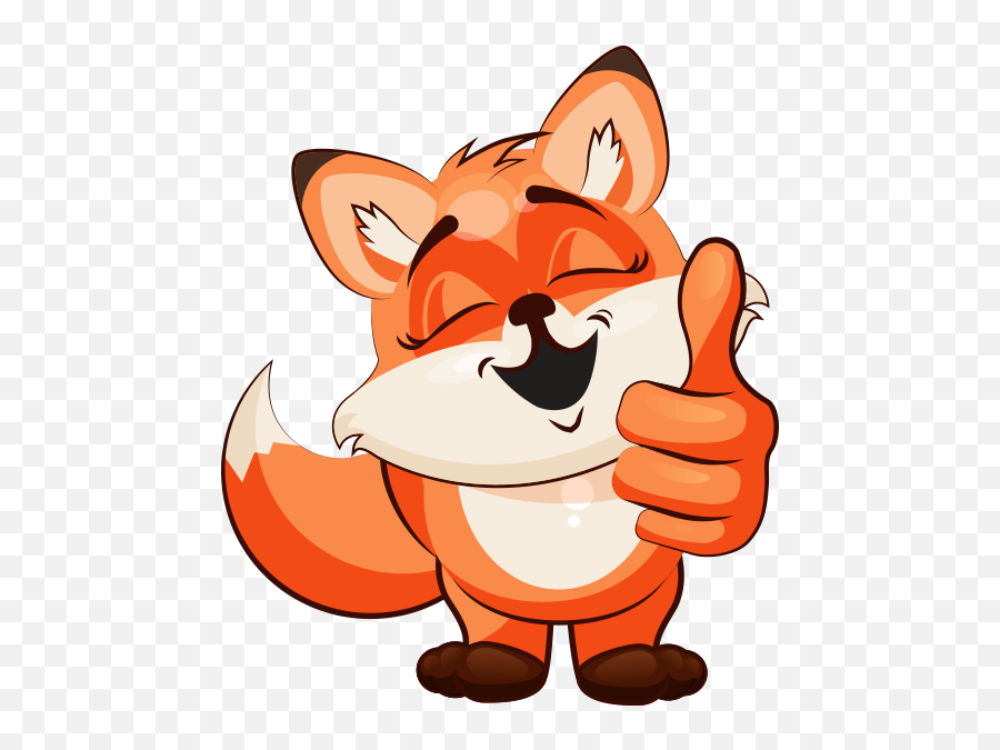 Fox Fun Emoji Cartoon,Fox Emojis free transparent emoji