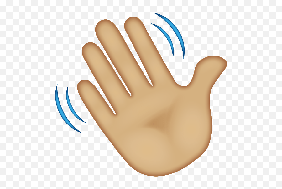 Emoji Waving Hand Emoji Transparent,Hand Wave Emoji free