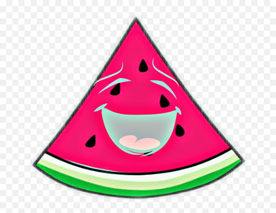 Watermelon Emoji Png Transparent Cartoon Clip Art,Watermelon Emoji
