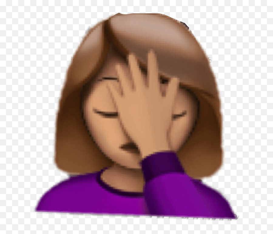 Anime Facepalm Emoji Emoji With Hand On Face,Overwatch Emoji free transparent emoji