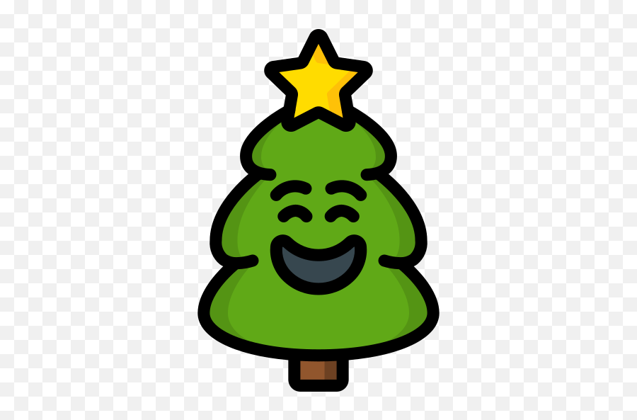 Smiley Free Christmas Icons Clip Art Emoji,Christmas Tree Emoticon