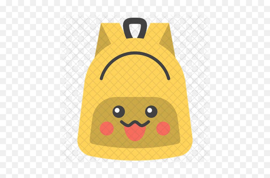 Backpack Emoji Icon Illustration,Backpack Emoji free transparent
