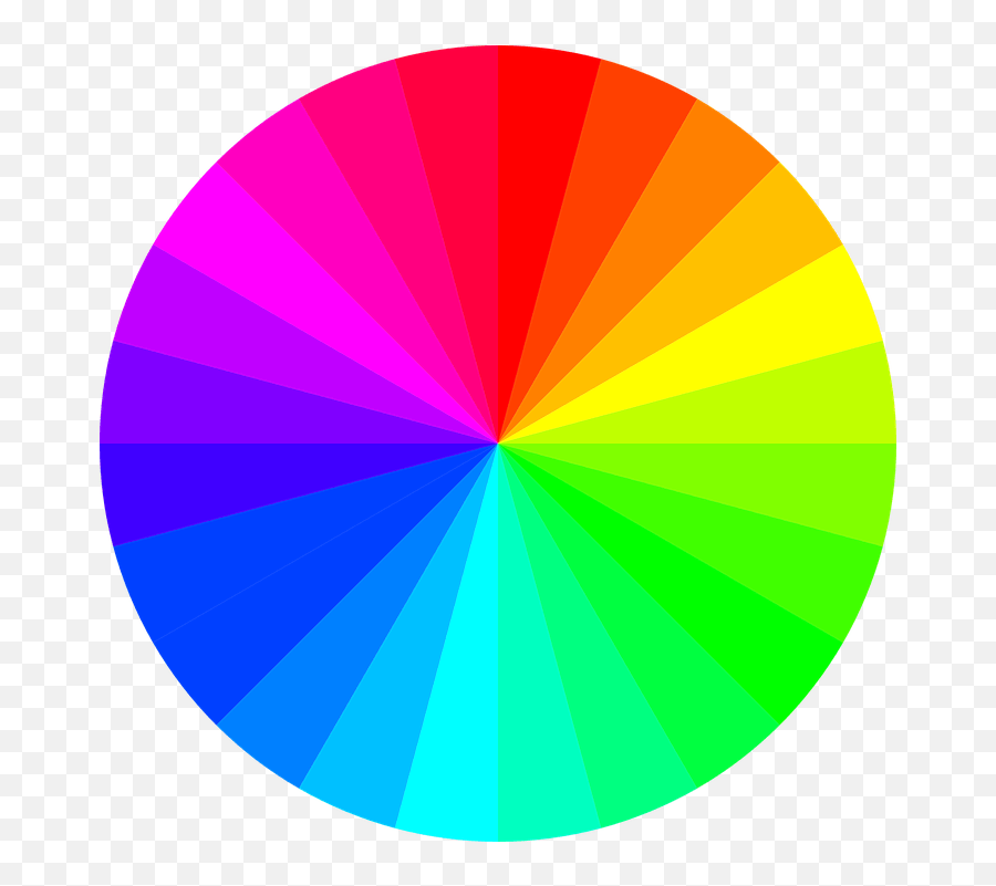 Rainbow Colors Circle Color Colores Terciarios Emoji,Rainbow Emoji On