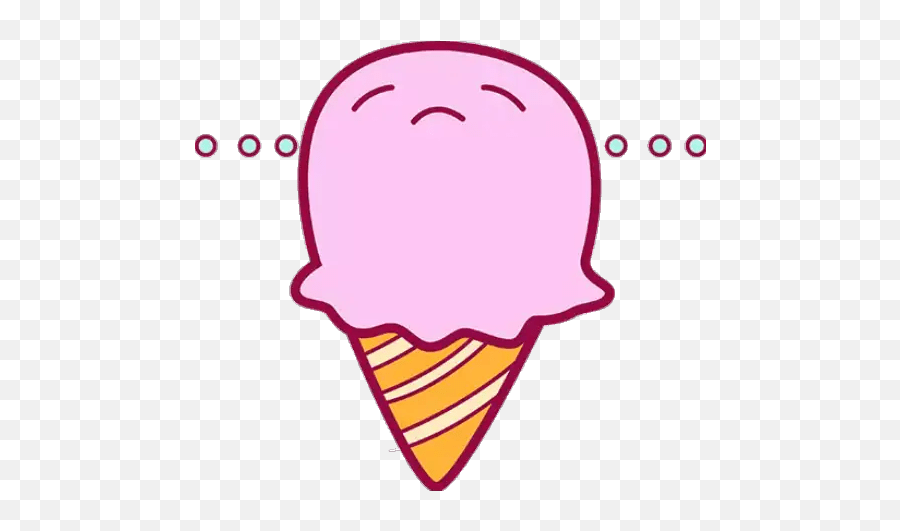 Ice Cream Emoji Stickers For Whatsapp Crying Ice Cream Cone,Cream Emoji free transparent