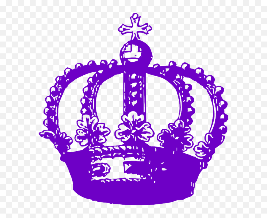 Crown Royal Purple Transparent Queen Crown Black Emoji,King And Queen