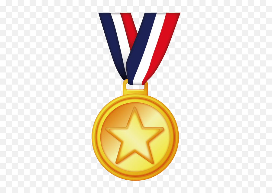 Emoji Gold Medal,Gold Medal Emoji free transparent emoji