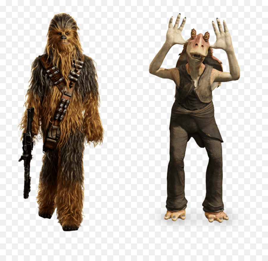 Chewbacca Jarjarbinks Starwars Https Chewbacca Jar Jar Binks Emoji