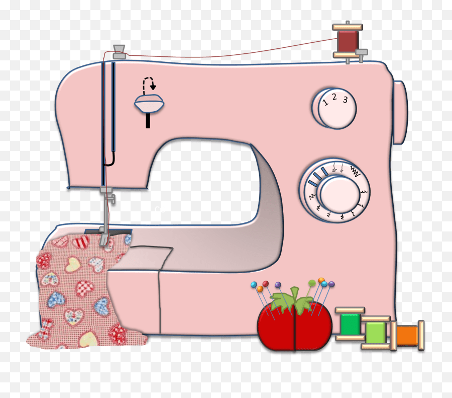 Sewing Machine Clipart Png Clipart Cartoon Sewing Machine Emoji