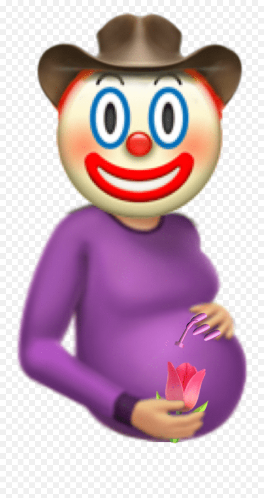 Tiktok Addiction Said Clown Emoji,Russian Emoji free transparent