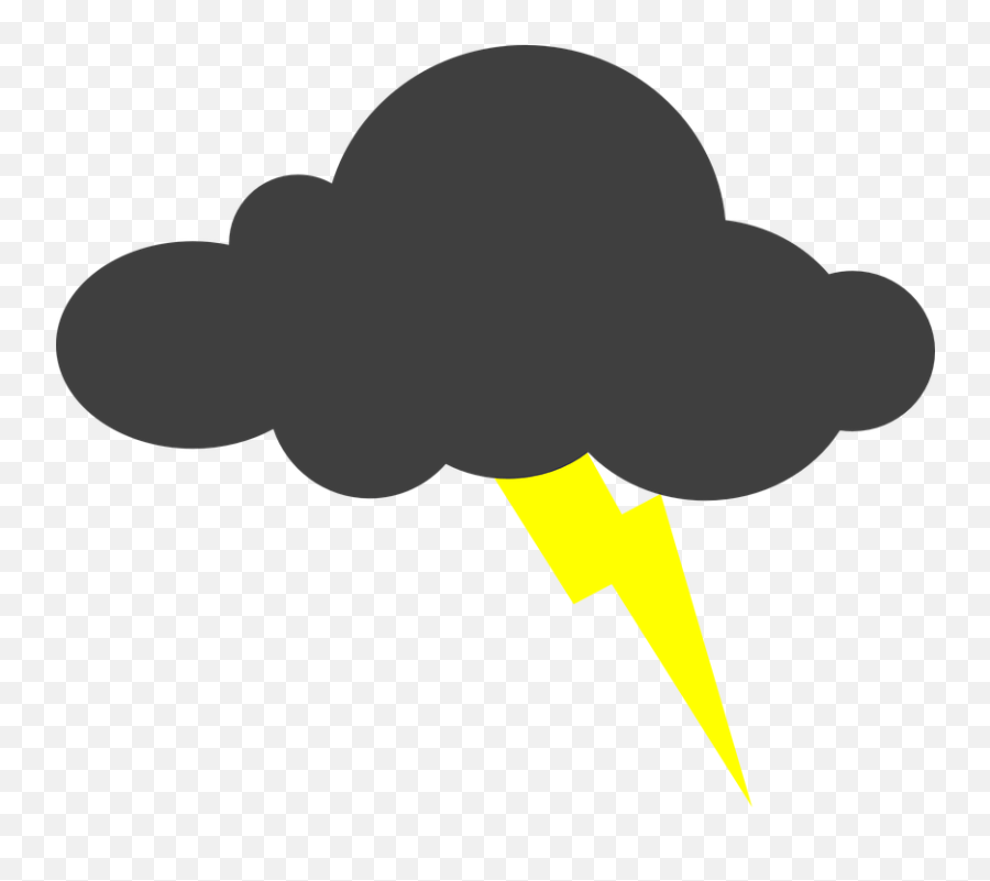 Lightning Clipart Stormcloud Lightning Lightning Cloud Cartoon Png