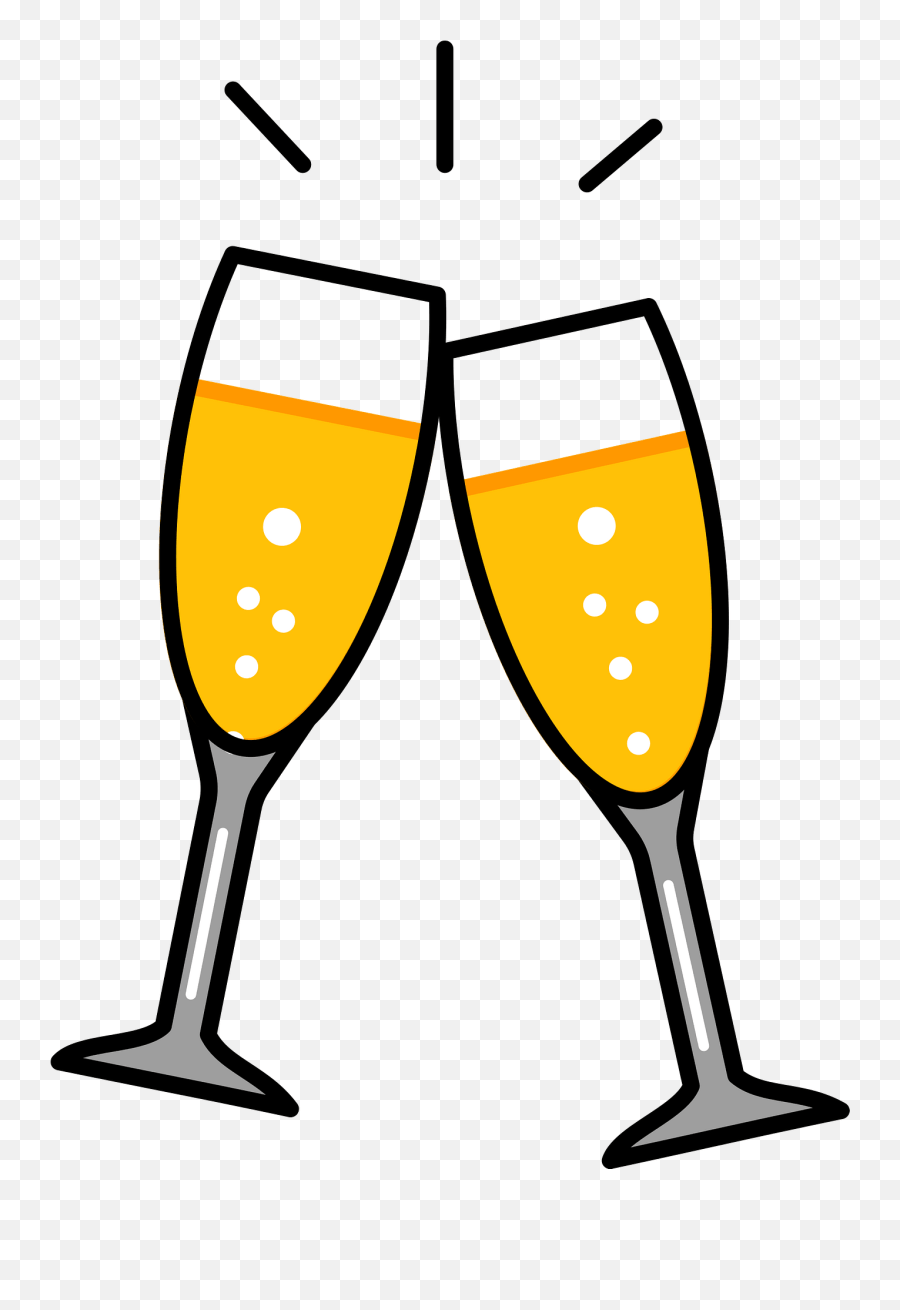 Champagne Clipart Glasses And Champagne Emoji,Champagne Emoji
