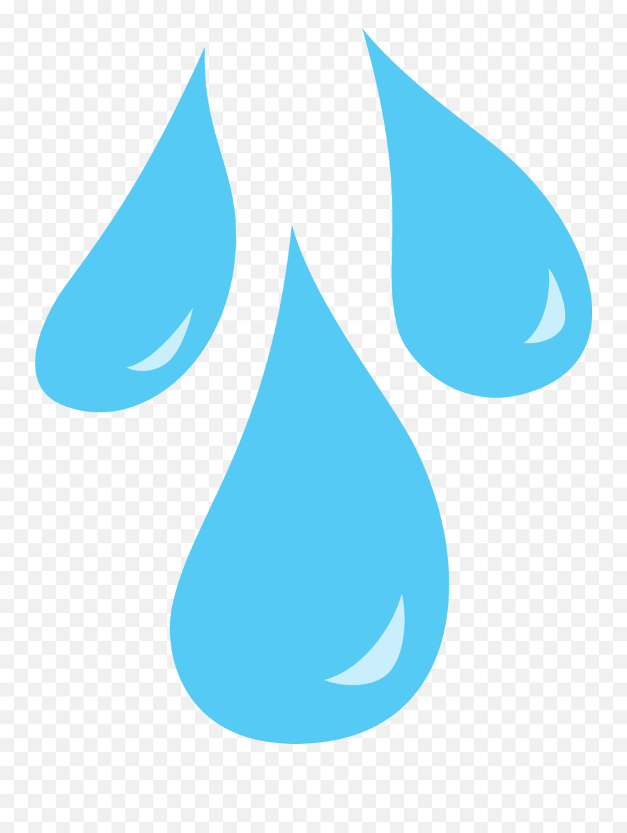 Sweating Icon Water Droplets Clip Art Emoji,Sweat Drop Emoticon