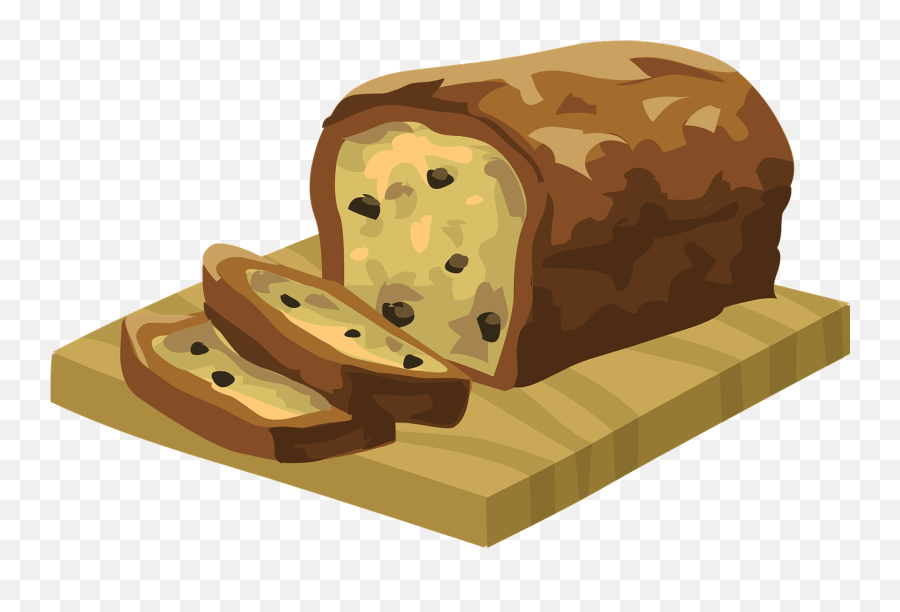 Bread Snacks Foods Loaf Slices Banana Bread Clipart Emoji,Italian