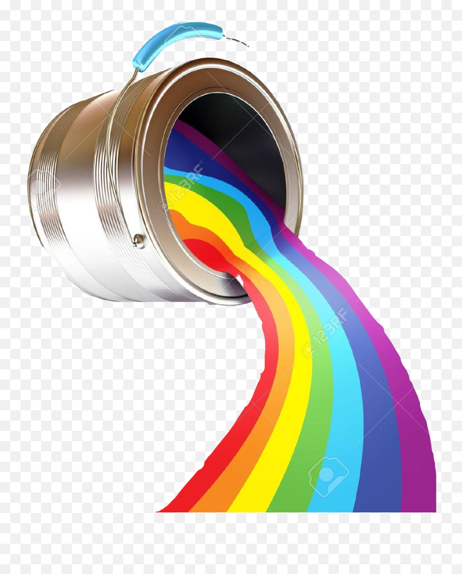 Splash Splashcolor Colour Sticker Spilt Paint Bucket Rainbow Emoji