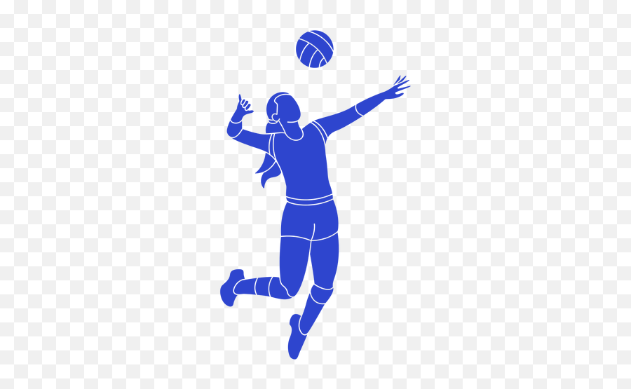 Volleyball Player Blue For Volleyball Emoji,Volleyball Emoticon