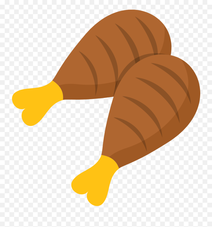Svg Freeuse Chicken Drumstick Clipart Tô Mau Dui Ga Emoji,Drumstick