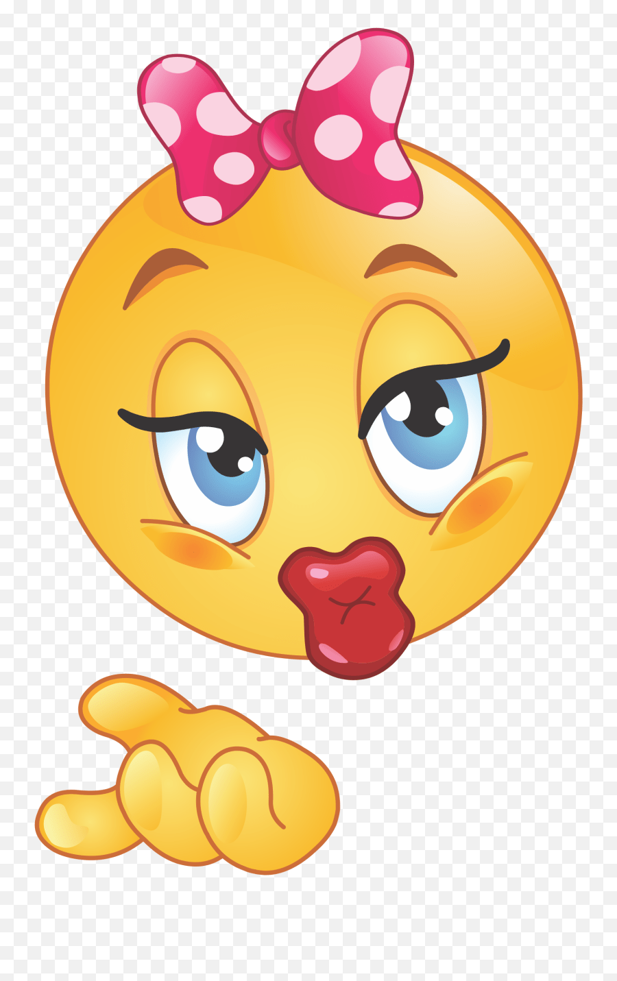 Girl Emoji Blowing Kiss Decal Kiss Emoticon,Kiss Emoji free
