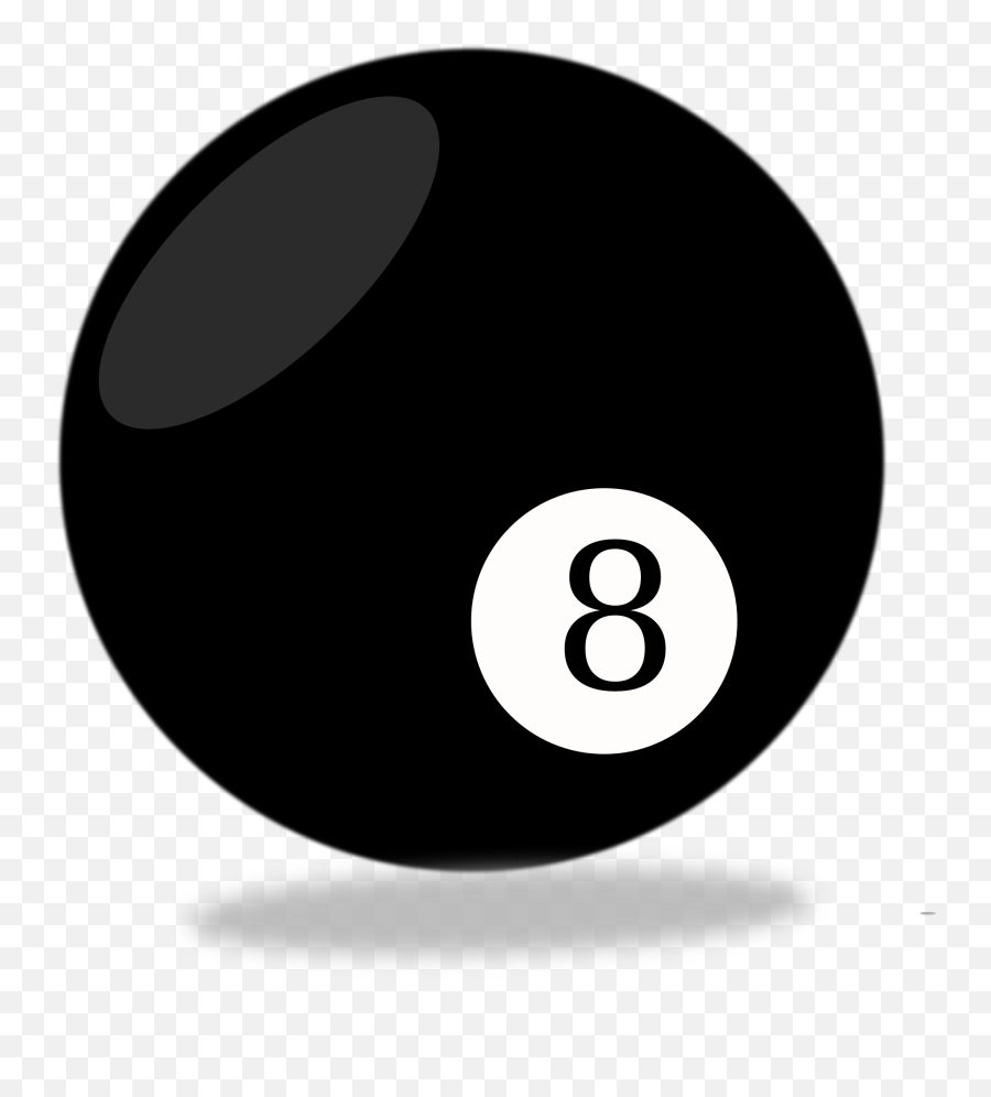 19721 Ball Free Clipart Eight Pool Eightball Billiards Pool Cue Ball