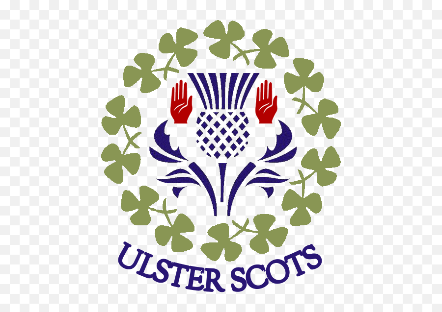 Ulster Scots Sham Thistle Icon Happy St Patricks Day Love Emoji